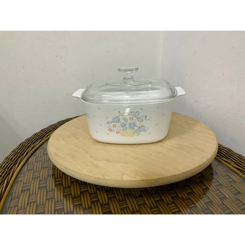 ** 白河戀蓮 ** CORNINGWARE 康寧鍋 / 湯鍋 / 陶瓷鍋 3公升 ----庫 I-03