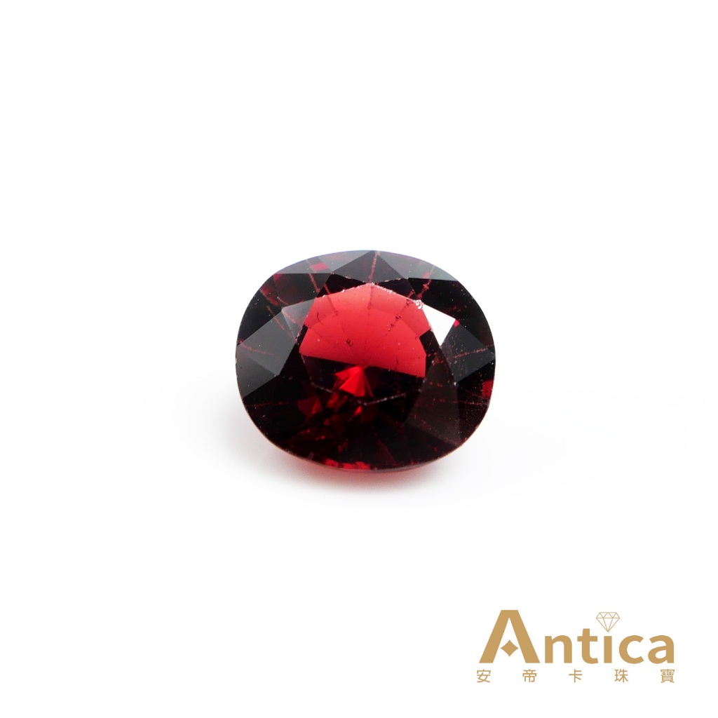 [ANTICA] 尖晶石 2.61克拉 紅色 橢圓 緬甸 天然無燒 含證 Spinel（經理推薦）安帝卡珠寶