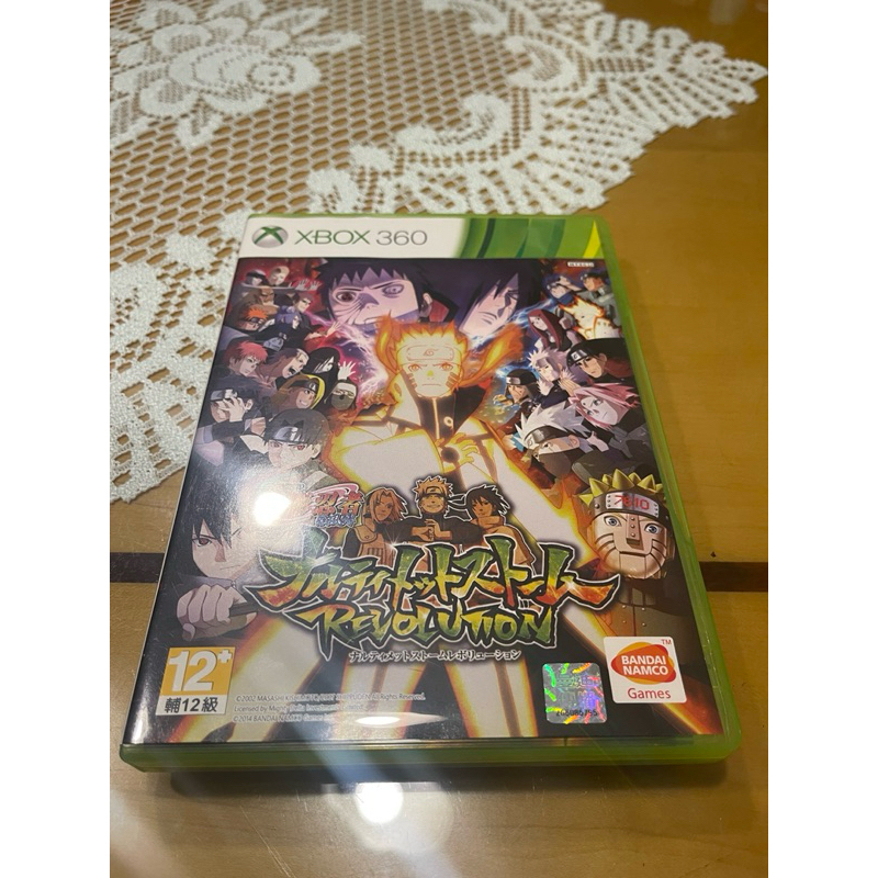 XBOX360 火影忍者 疾風傳 終極風暴革命 純日版  輔12+ 漩渦鳴人 佐助 小櫻 木葉忍者村