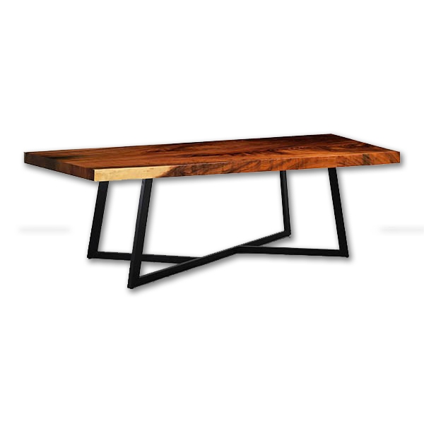 實雨豆木 非洲胡桃木 木大板材 桌面+桌腳 餐桌 多人坐 餐桌 SH-01