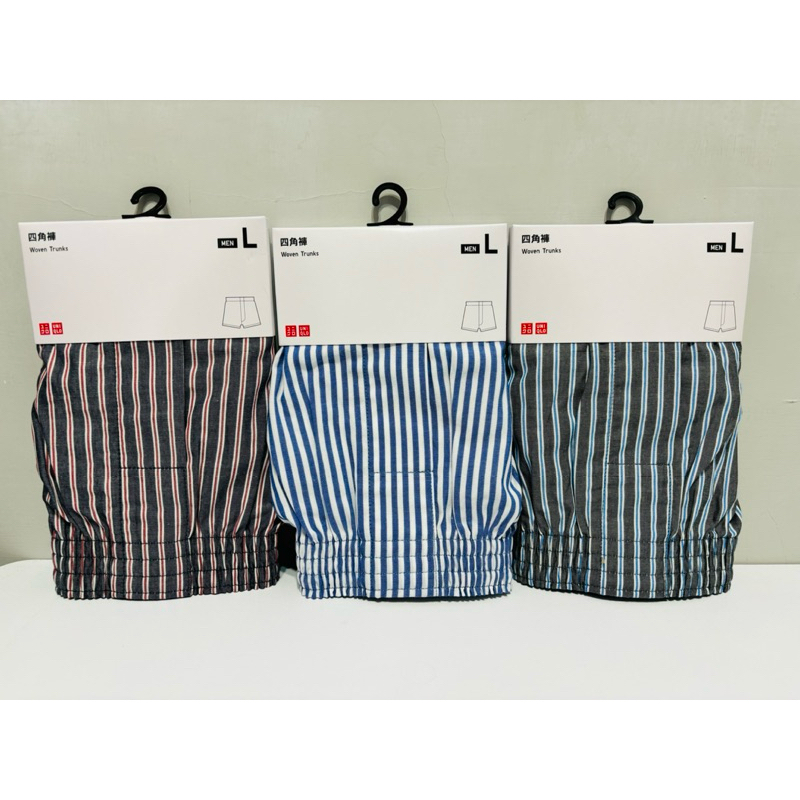 Uniqlo 男內褲 四角內褲 L號（3入）