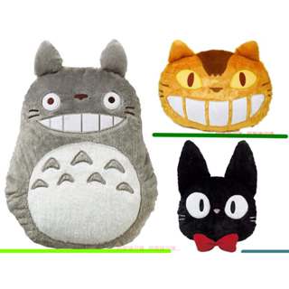 阿猴達可達 日本丸眞限定 宮崎駿 龍貓 totoro 龍貓公車 魔女宅急便 黑貓吉吉 抱枕 低反壓抱枕 全新正日貨 新品