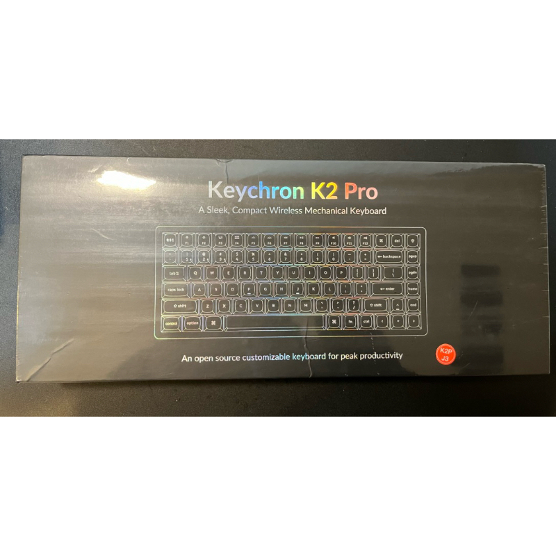 Keychron K2 Pro 75%無線機械式鍵盤 (彩光RGB-鋁合金底座)