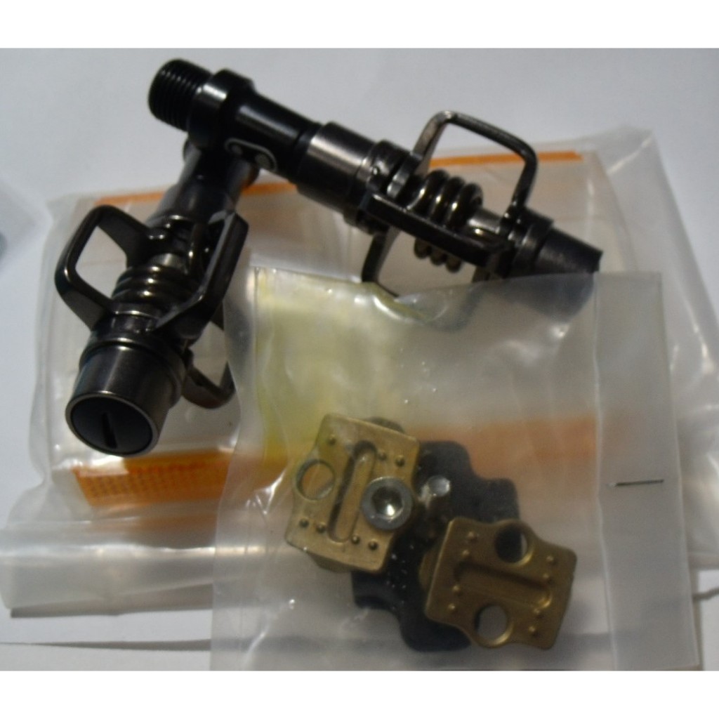 剩1組Crankbrothers 打蛋器腳踏板卡踏-2蝦