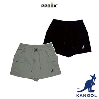 KANGOL 袋鼠 女款 抽繩 短褲 褲裙【64221506】時尚 裙子 工裝風 多口袋 透氣 快乾 日韓穿搭