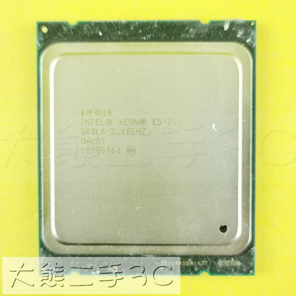 【大熊二手3C】CPU-2011 Xeon E5-2609 2.4G 10M 6.4 GT/s S-4C4T