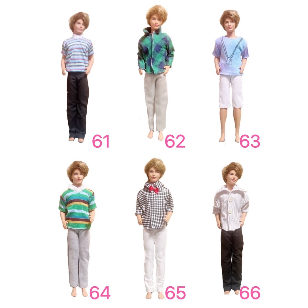 肯尼 Ken 男 衣服 褲子 男裝 服裝 芭比 娃娃 兵人 60 組