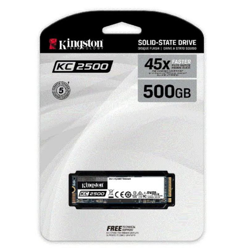金士頓 Kingston KC2500 NVMePCIe 500G SSD 
