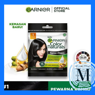 Garnier Color semir rambut pewarna MKBT89 HITAM ALAMI