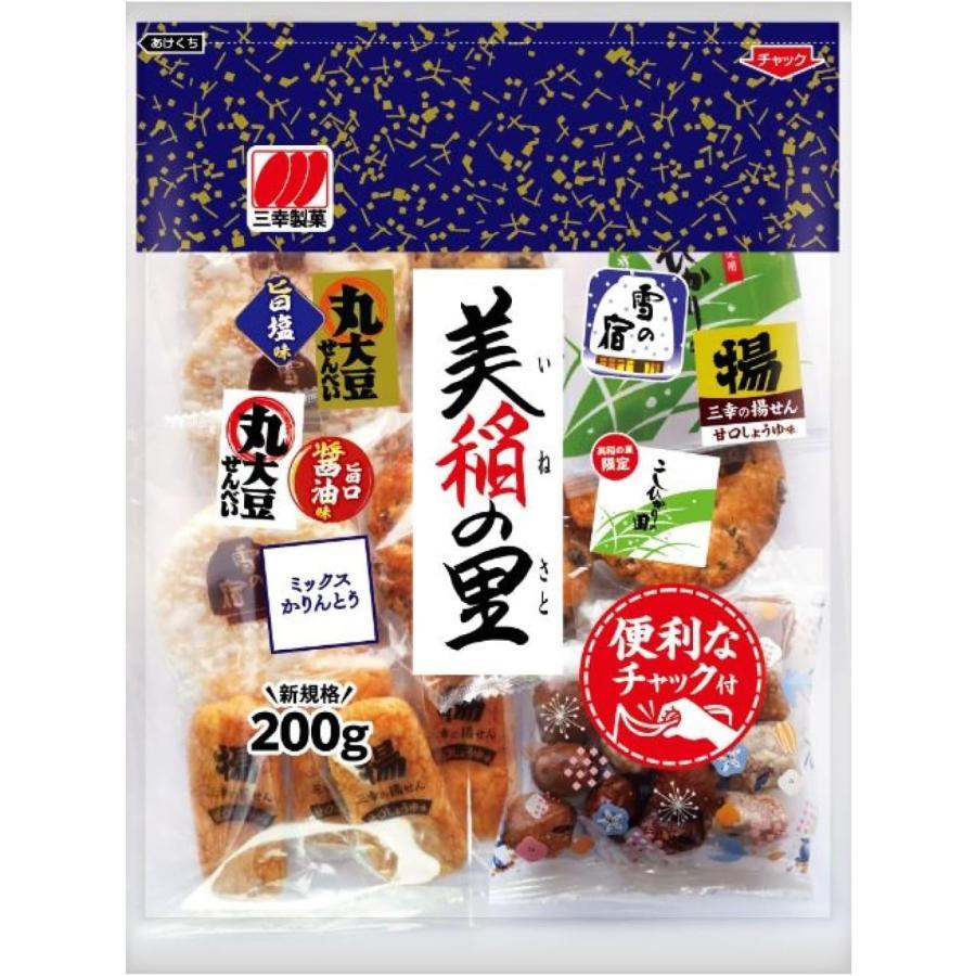 《 Chara 微百貨 》日本 三幸 美稻之里 綜合米果餅乾 200g
