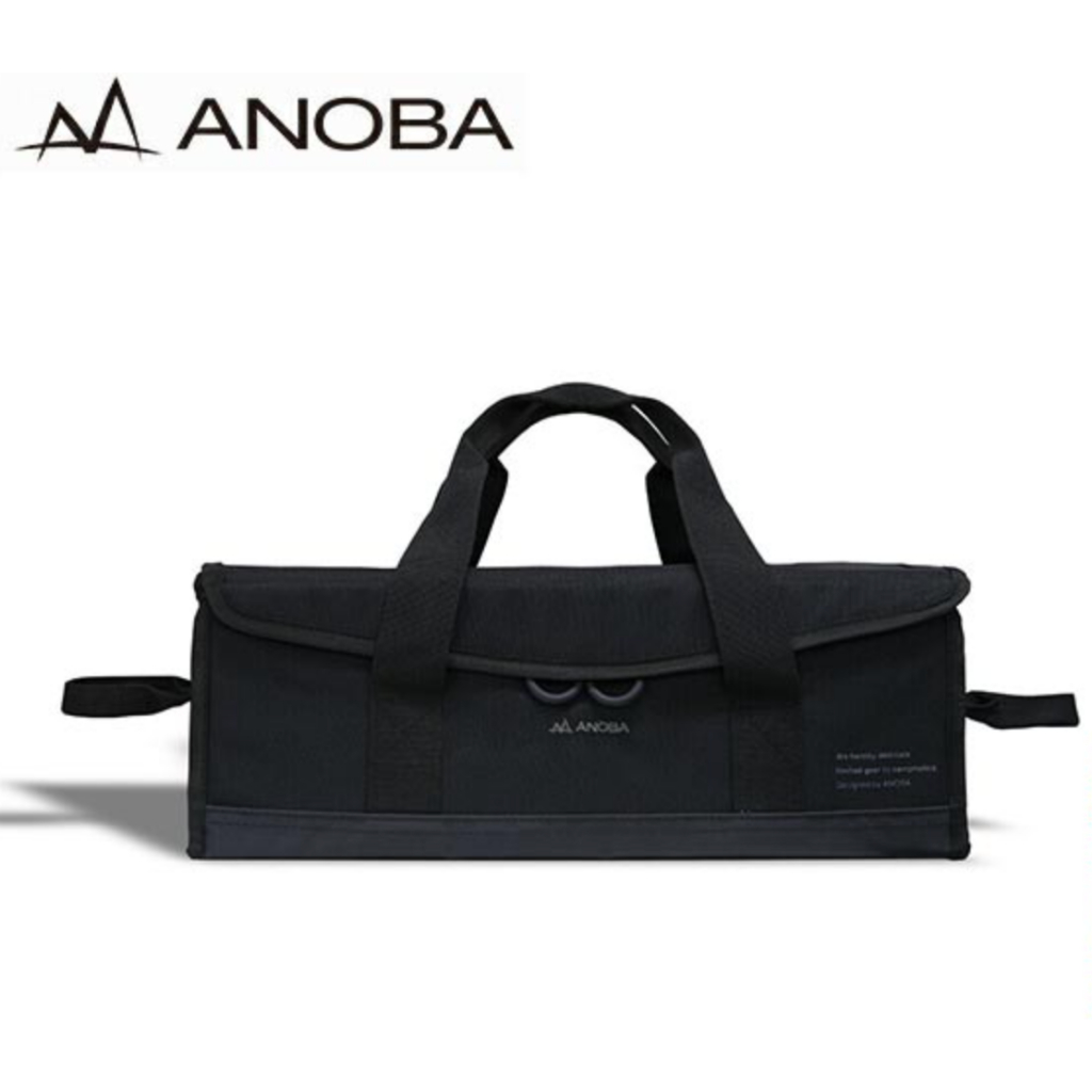 【出清特惠】💸日本 ANOBA Black Edition 黑 黑化 露營 裝備 收納包 多功能收納袋 營釘袋 Ｓ號