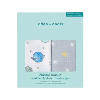 【Aden & Anais】經典多功能包巾2入/星球之旅