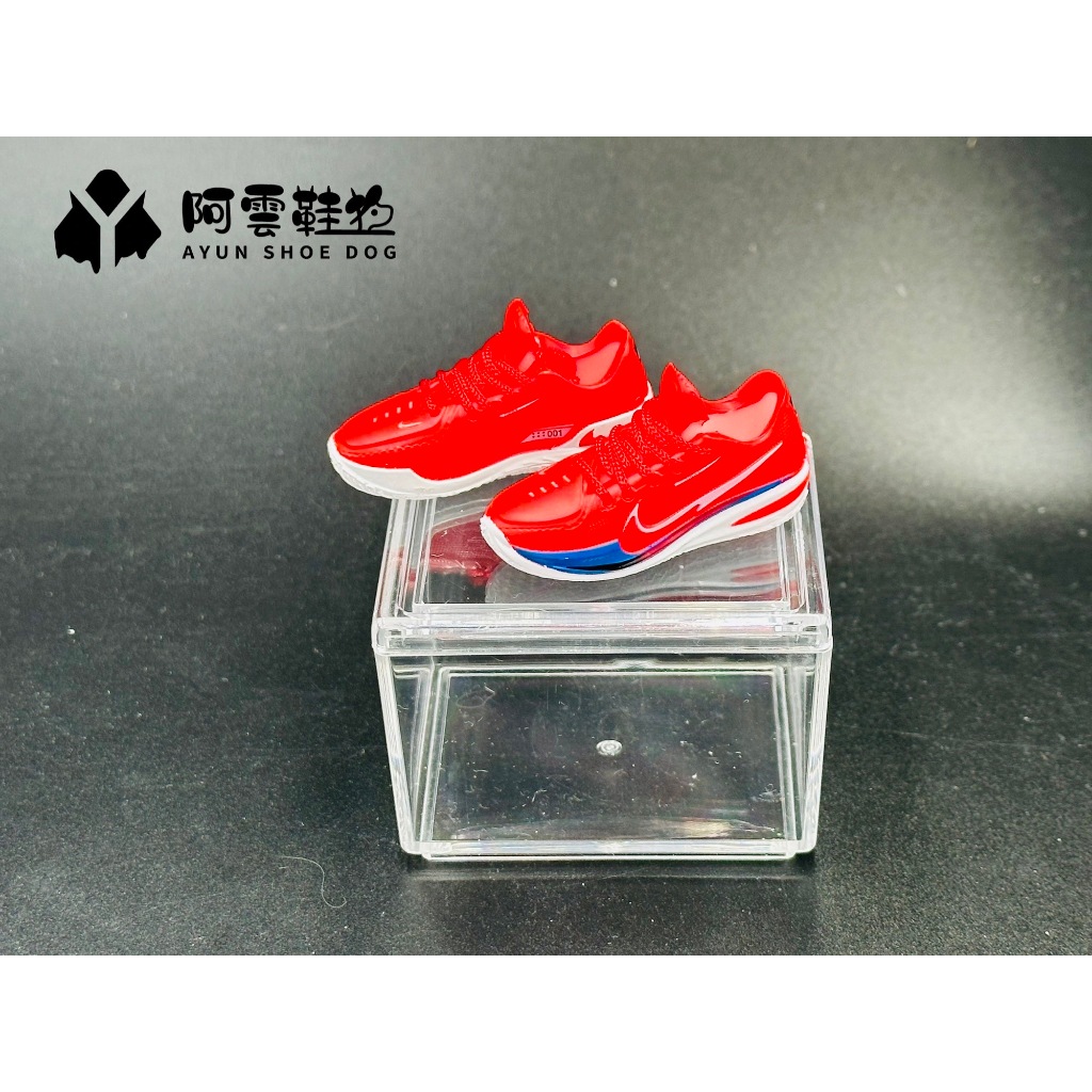 【阿雲】GT CUT 1 紅色美國隊 迷你鞋子模型 立體球鞋 迷你鞋模牆鞋禮盒 購買皆附展示盒