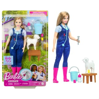 正版 Mattel 全新特價 Barbie 芭比65週年職業娃娃 芭比娃娃 隨機一款 生日禮物
