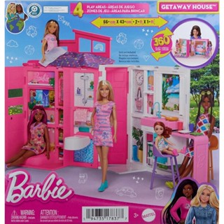 正版 Mattel 全新特價 Barbie 芭比夢幻度假小屋組合 芭比娃娃 生日禮物