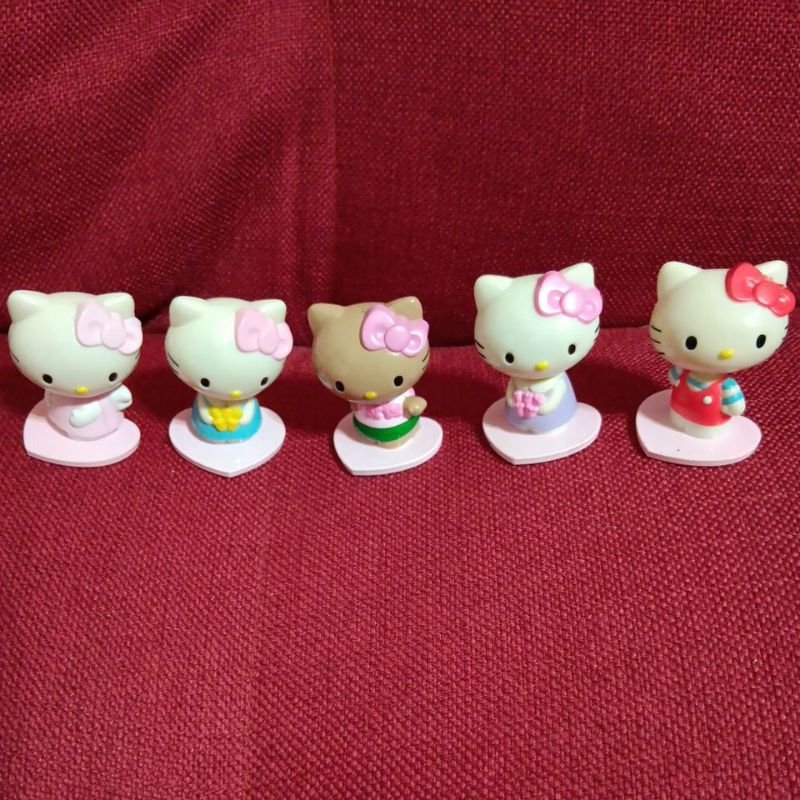 合售 早期 2005年 Hello Kitty正版 搖頭公仔 貓咪公仔造型 玩偶 娃娃 玩具 絕版珍藏 老物