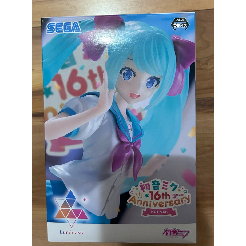 SEGA 初音未來  初音16th Anniversary 16 週年KEI Ver. 景品 公仔