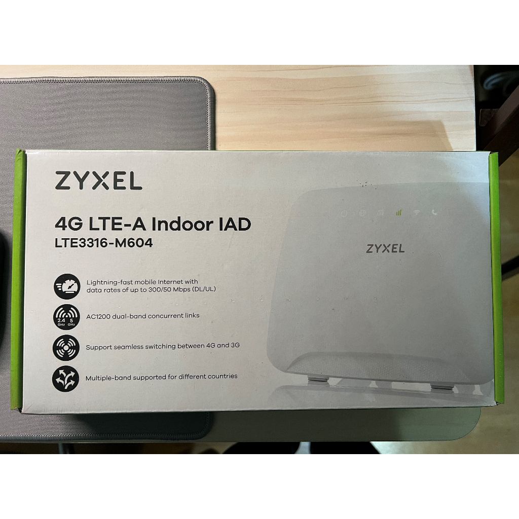 (全新未拆) ZyXEL 合勤 LTE3316-M604 4G寬頻路由器(支援SIM)