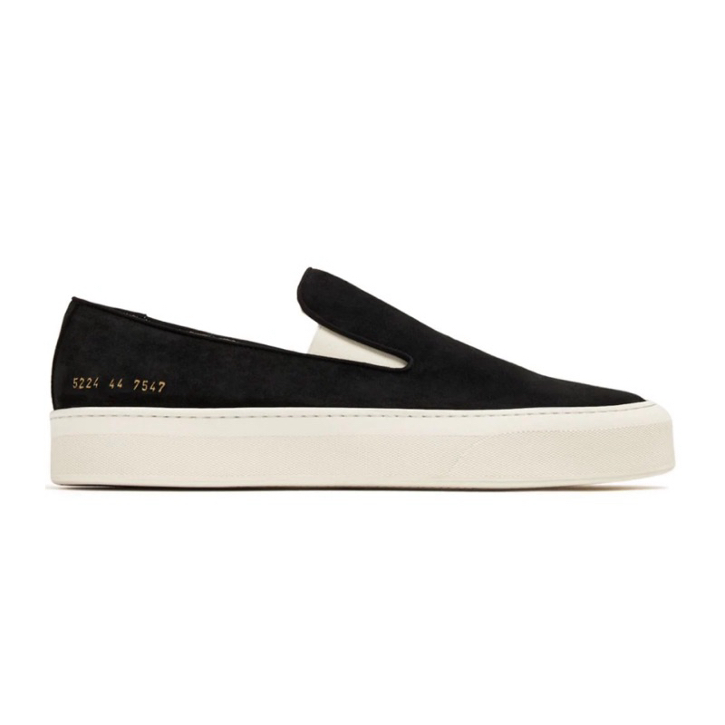 (現貨）Common Projects 麂皮黑色懶人鞋 41號