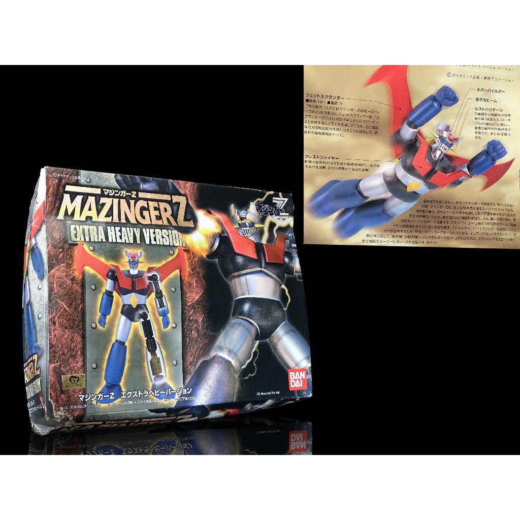 A櫃上 ： 2001年 マジンガーZ 無敵鐵金剛 模型 MC MAZINGER Z EXTRA HEAV　天富