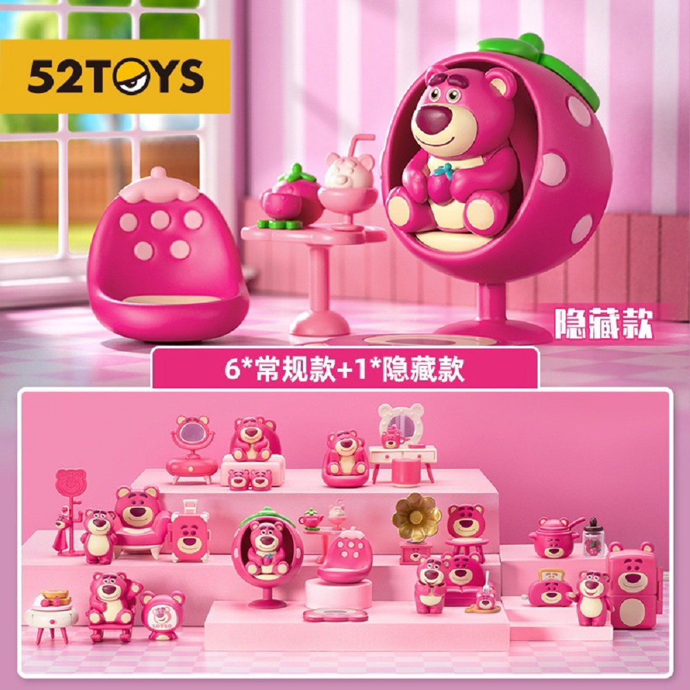 《野獸國》52TOYS 玩具總動員 草莓熊的房間 (中盒6入)