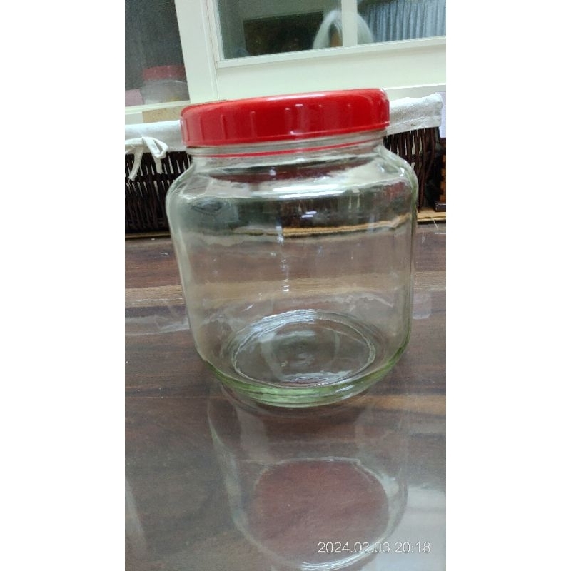 1800cc廣口玻璃瓶  醬菜罐  泡菜瓶  儲藏罐 釀酒瓶