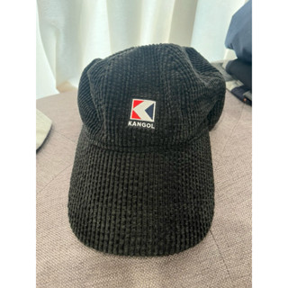 kangol 黑色燈芯絨棒球帽 全新