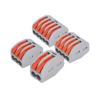 【100入裝】青禾坊 1進多出電線連接器系列 電線連接器/快速接頭/接線端子/快接頭/電火布