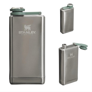 美國直購 STANLEY Adventure 冒險系列經典酒壼236ml (不鏽鋼原色）