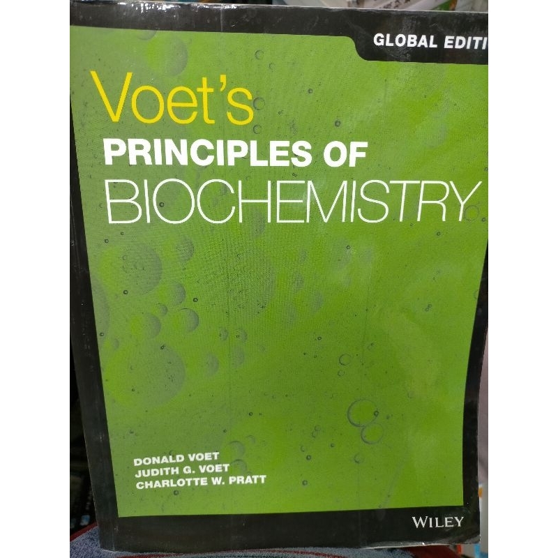 生物化學 生化 生物學 普通生物學 普生 PRINCIPLES OF BIOCHEMISTRY 生物化學