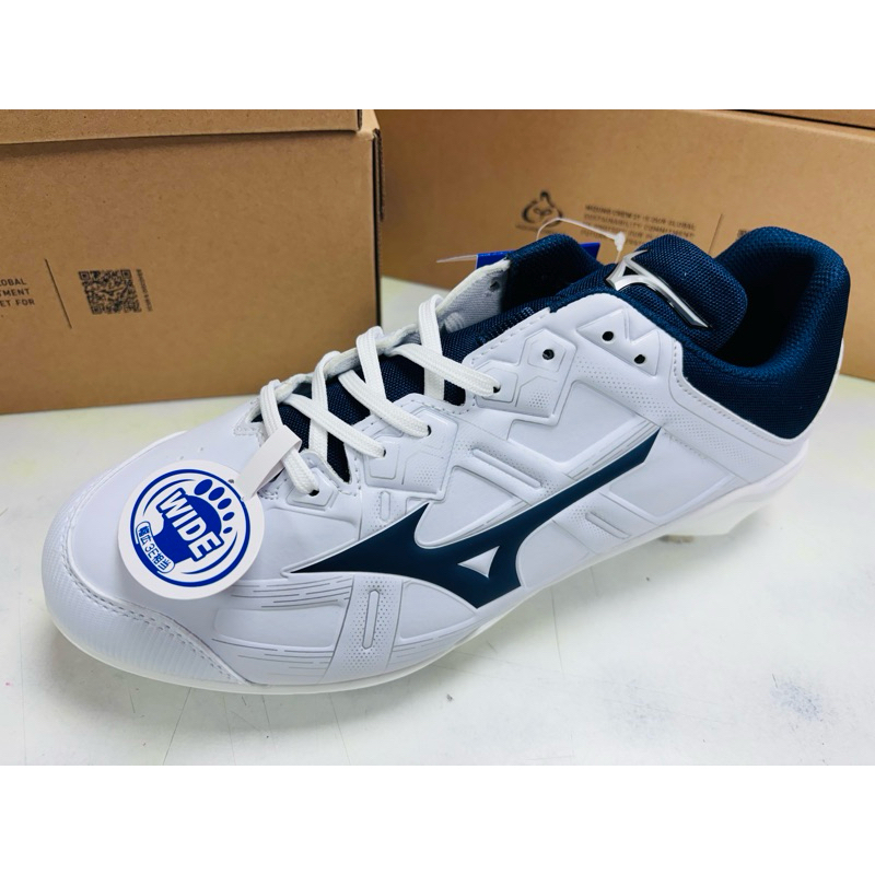 美津濃 MIZUNO 白 Mizuno Lightrevo Buddy 2 棒球釘鞋 男款 11GM232614