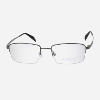 CHARMANT CH10347 夏蒙眼鏡｜商務斯文B鈦方形半框眼鏡 男生品牌眼鏡框【幸子眼鏡】