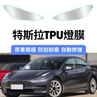 【ZOHAR】 特斯拉 TPU 大燈 保護膜 自體修復 燈膜 Model Y 3 X S 犀牛皮 保護車燈 tesla