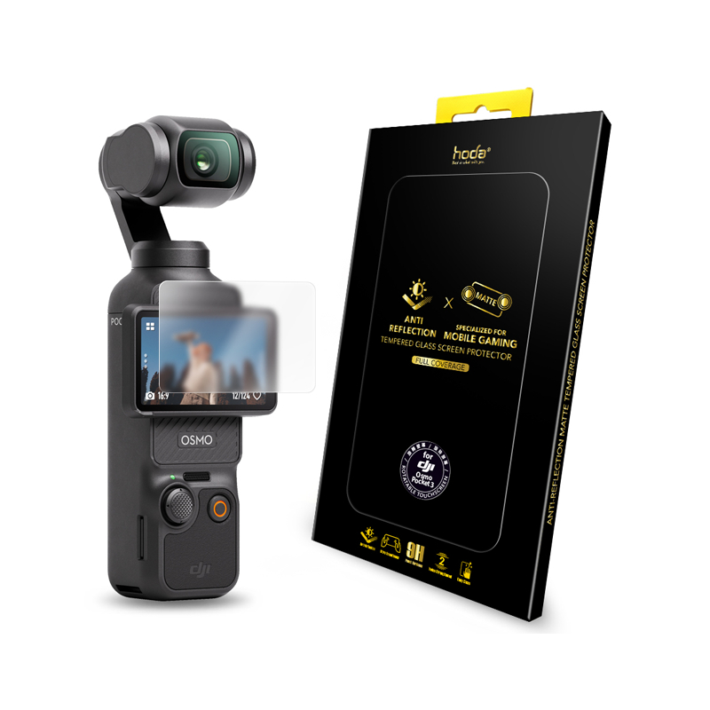 hoda AR抗反射磨砂玻璃保護貼 DJI Pocket 3 旋轉螢幕保護貼