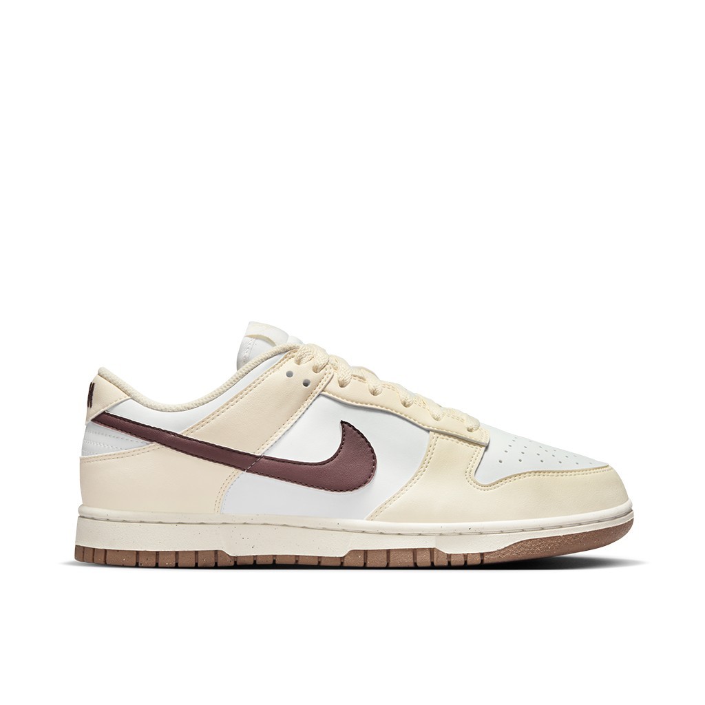 NIKE 女鞋 W DUNK LOW NEXT NATURE 焦糖奶油黃米白紅棕【A-KAY0】【DD1873-103】