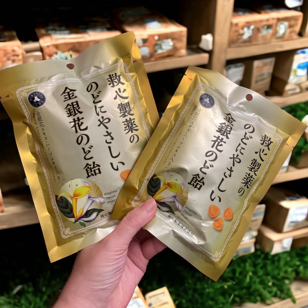 🔥現貨 🇯🇵日本救心製藥 金銀花喉糖 潤喉糖 好吃 日本熱銷 70g(一包裝) ✈️ Okoge精選😻