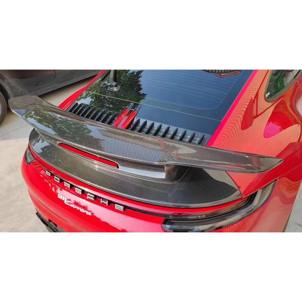 【亞諾車酷】Porsche 911 992 SD 碳纖維 尾翼