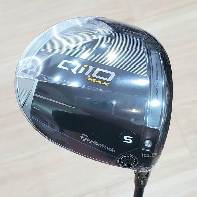 全新品TaylorMade Qi10 MAX 10.5°開球木桿 Diamana TM50 S桿身 11960-978