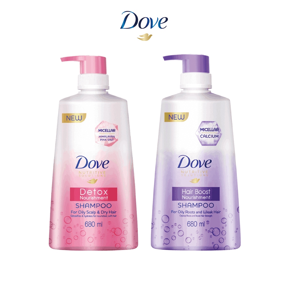 【Dove多芬】輕盈修護系列洗髮乳680ml 兩款可選(水潤淨透/輕煥強韌)