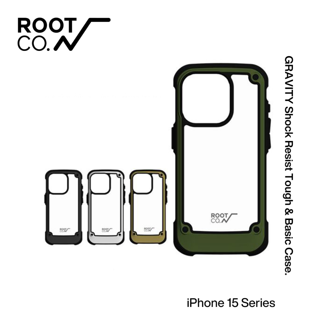 【KOZIIY】ROOT CO. iPhone 15 Series 透明背板防摔手機殼