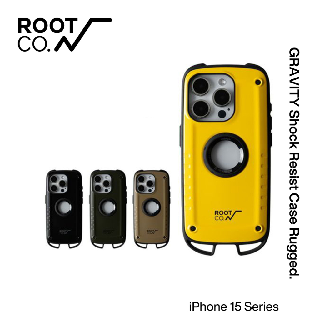 【KOZIIY】ROOT CO. iPhone 15 Series 下掛勾式防摔手機殼