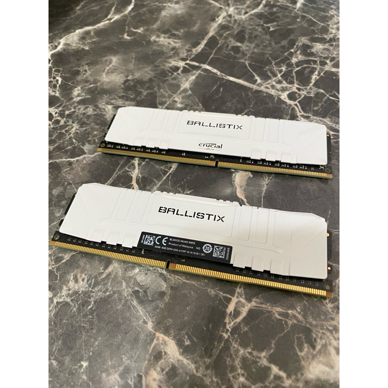 美光電競crucial ballistix ddr4 3200 8gb x 2