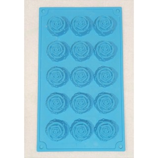 15格玫瑰花矽膠模具 手工皂模具 冰塊模具 烘焙模具 【二手】