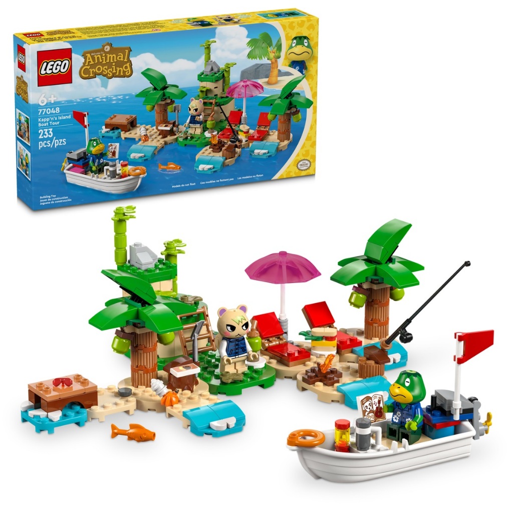 &lt;積木總動員&gt;LEGO 樂高 77048 動物森友會 航平的乘船旅行 外盒:34.5*19*6cm 233pcs 任天堂