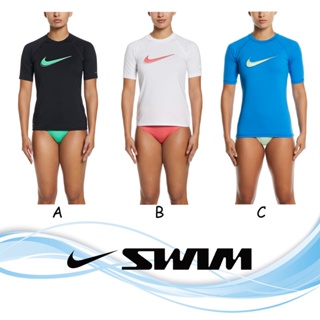 NIKE SWIM 上衣 女款 短袖 ICON 防曬衣 女泳裝 運動 NESSD427 多款任選