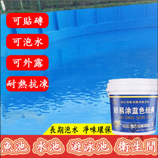 飲用水池魚池游泳池防水漆防水塗料膠房頂衛生間防水屋頂補漏材料【工匠之選】