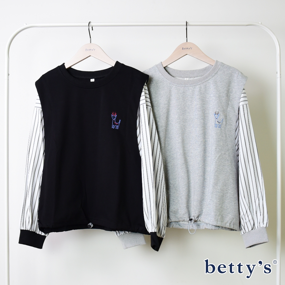 betty’s貝蒂思(15)半開襟素色雪紡襯衫(共二色)