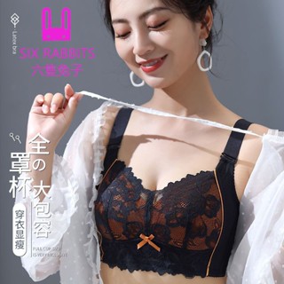 臺灣出貨 【高質量】大尺碼95BCDE 六排乳膠內衣 高階調整型款式 收副乳防下垂大胸顯小超薄全罩杯內衣 聚攏集中上託
