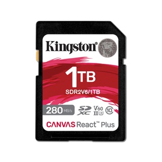 Kingston 金士頓 Canvas React Plus 1TB SDXC UHS-II V60 U3 記憶卡