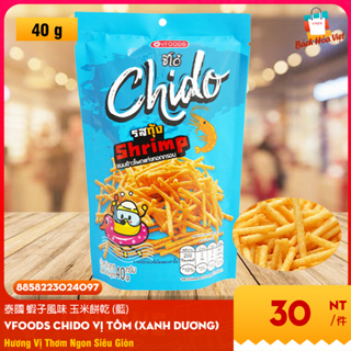 VFOODS Chido Shrimp Snack Que Hiệu VFOODS MIX Vị Tôm